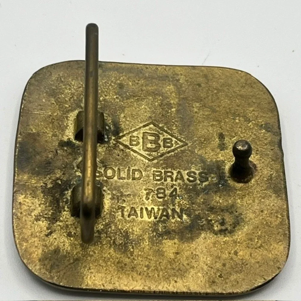 Vintage USPS United States Postal Service Belt Buckle Solid Brass U.S. Mail BBB